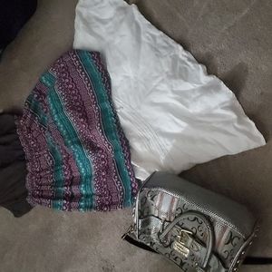 🔴White old navy Mini skirt